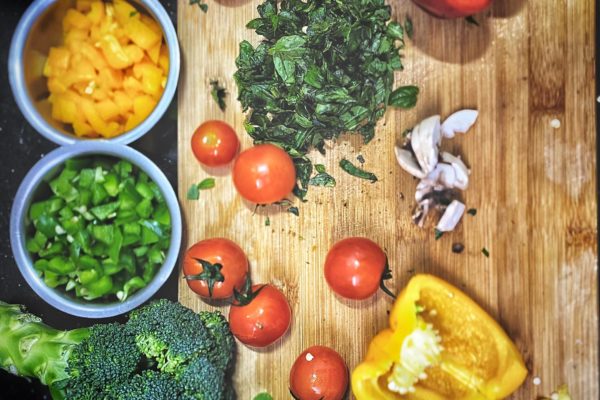 Gemüse, das in Indien wächst